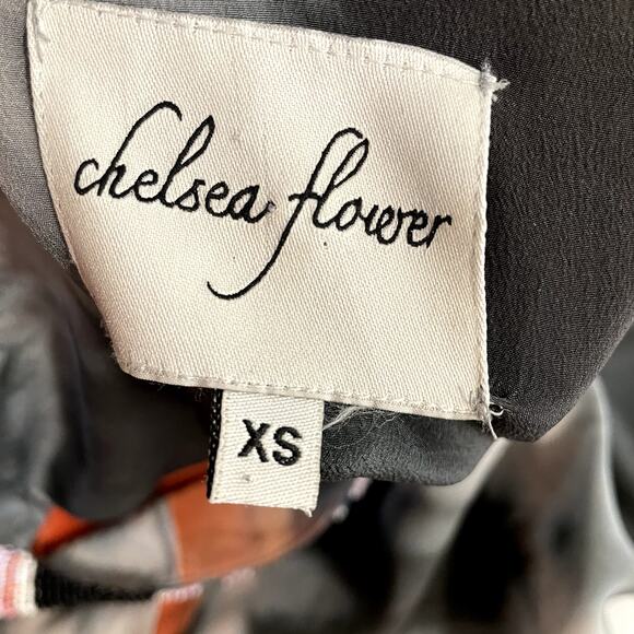 Chelsea Flower XS Tunic 100% Silk Beaded Oversized Top Resort Boho Quiet Luxury - Picture 8 of 13